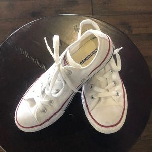 White Youth Converse